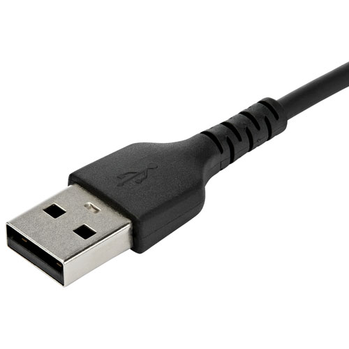 StarTech 2m (6.6 ft.) USB-A to USB-C Cable (RUSB2AC2MB) - Black