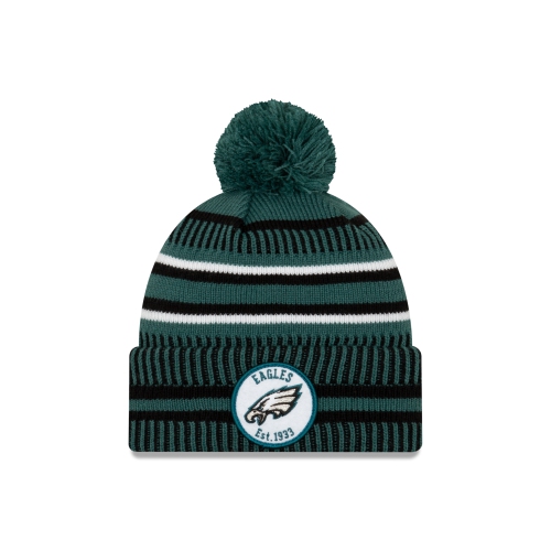 mitchell and ness eagles knit hat