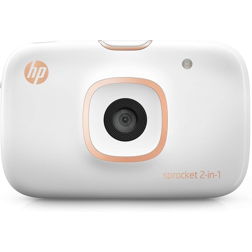 HP  2Fb96A Sprocket 2-In-1 Printer - In White cool gadget