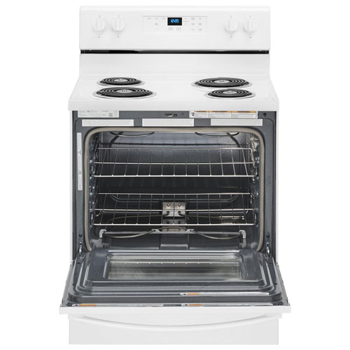 Whirlpool 30" 4.8 Cu. Ft. Self-Clean Freestanding Electric Coil Top Range - White