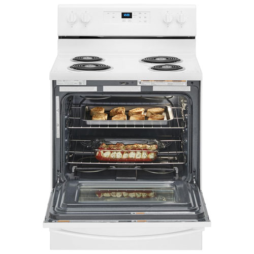 Whirlpool 30" 4.8 Cu. Ft. Freestanding Electric Coil Top Range - White