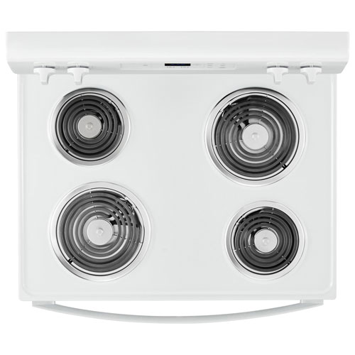 Whirlpool 30" 4.8 Cu. Ft. Freestanding Electric Coil Top Range - White