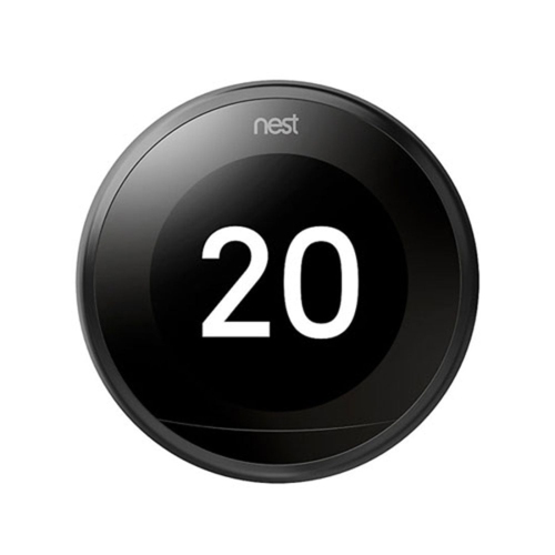 Google Nest Wi-Fi Smart Learning Thermostat 3rd Generation - Black