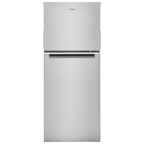 Whirlpool 24" 11.6 Cu. Ft. Top Freezer Refrigerator with LED Lighting - Stainless Steel