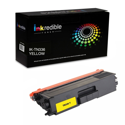 INKREDIBLE TONER  Brother Tn336Y Compatible Toner Cartridge High Yield - - 1/pack In Yellow