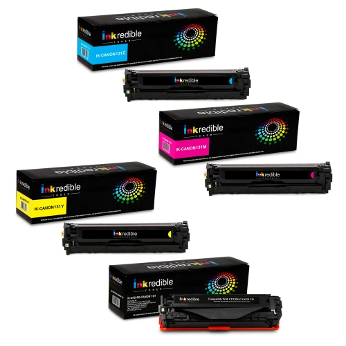 Canon 131 Compatible Toner Cartridge Combo - Inkredible Toner™ - 4/Pack
