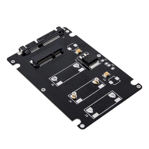 axGear 2.5 Inch SATA to mSATA SSD Enclosure Converter Internal / External Adapter