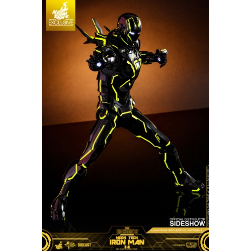 Iron Man 2 12 Inch Action Figure Movie Masterpiece Series - Neon Tech Iron Man 2.0 Hot Toys 904407