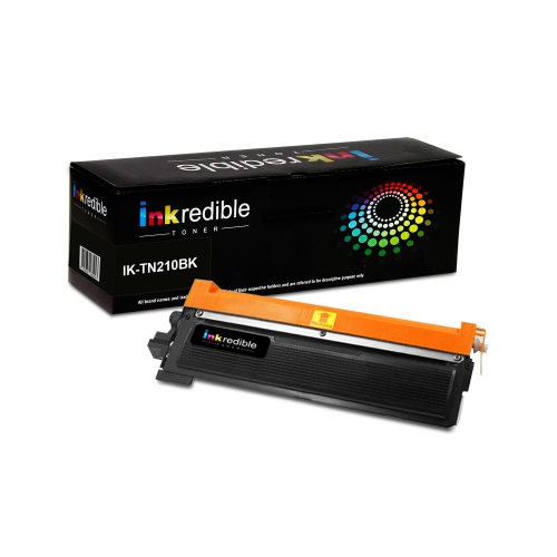 Brother TN210BK Compatible Black Toner Cartridge - Inkredible Toner™ - 1/Pack