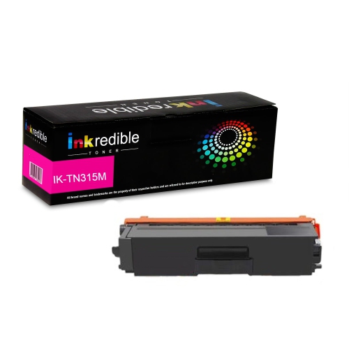 Brother TN315M Compatible Magenta Toner Cartridge High Yield - Inkredible Toner™ - 1/Pack