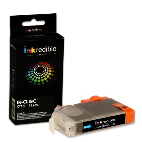 INKREDIBLE INK  Canon Cli-8C 0621B002 Compatible Ink Cartridge - - 1/pack In Cyan