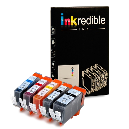 Canon PGI-225, CLI-226 Compatible Ink Cartridge Combo - Inkredible Ink™ - 5/Pack