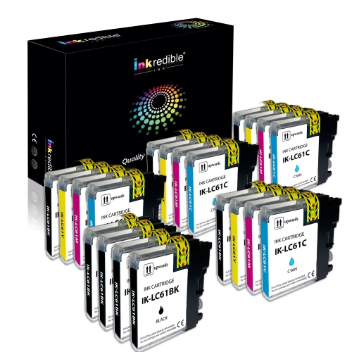 Brother LC61, LC65 Compatible Ink Cartridge Combo High Yield
