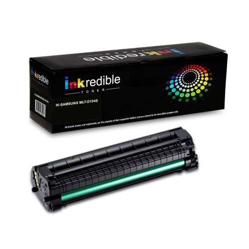 INKREDIBLE TONER  Samsung Mlt-D104S Compatible Toner Cartirdge - - 1/pack In Black