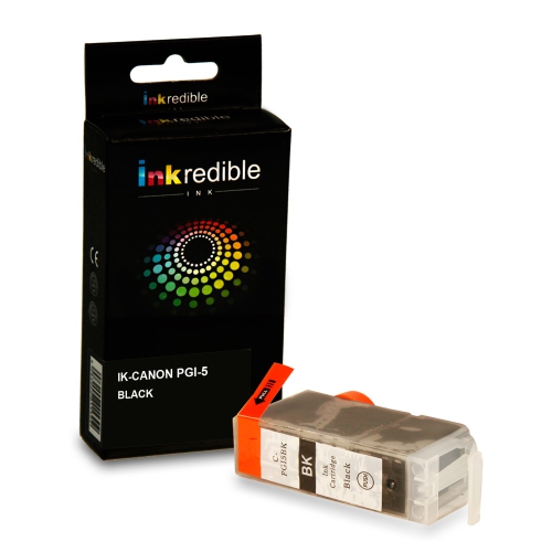 INKREDIBLE INK  Canon Pgi-5Bk 0628B002 Compatible Ink Cartridge - - 1/pack In Black