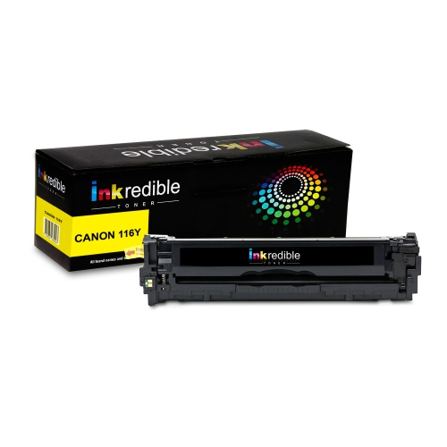 Canon 116Y Compatible Yellow Toner Cartridge - Inkredible Toner™ - 1/Pack