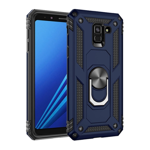 【CSmart personnalisé de protection magnétique hybride contre les chutes avec support à anneau pour Galaxy S9 de Samsung, bleu marine