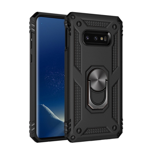 【CSmart personnalisé de protection magnétique hybride contre les chutes avec support à anneau pour Galaxy S8 de Samsung, noir