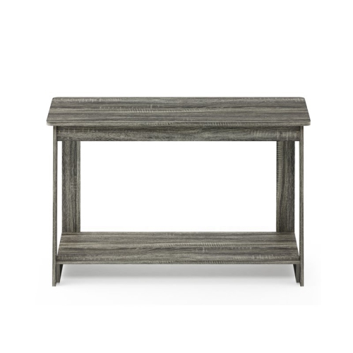 Furinno Engineered Wood Beginning TV Stand for TV up to 39" in French Oak Gray