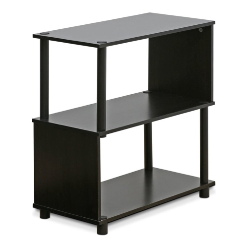 Furinno Flexi Contemporary Engineered Wood 3-Tier Rack in Espresso