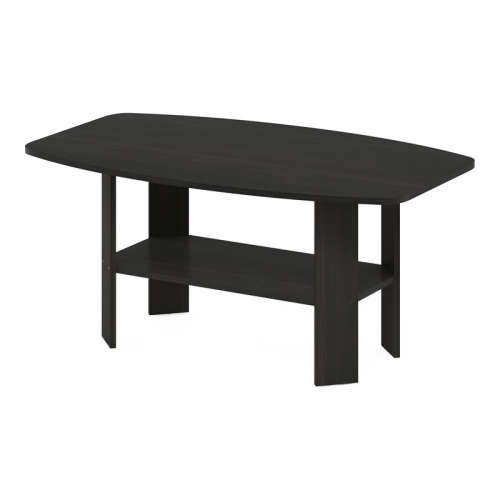 Furinno Contemporary Engineered Wood Simple Design Coffee Table in Espresso