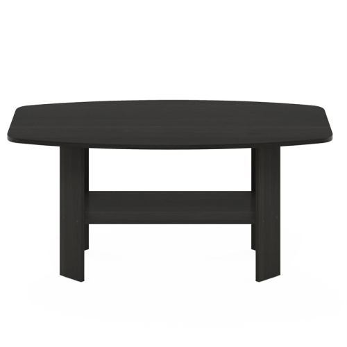 Furinno Contemporary Engineered Wood Simple Design Coffee Table in Espresso