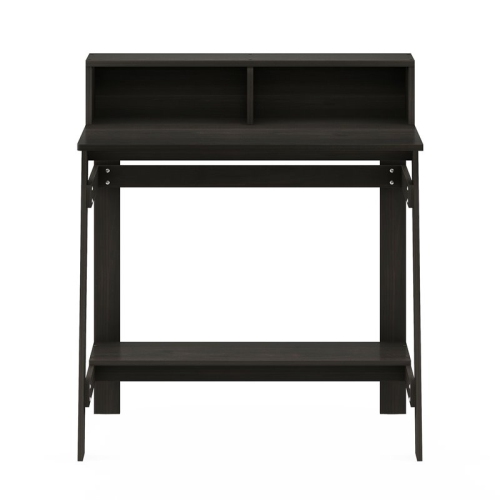 Furinno Engineered Wood Simplistic A Frame Computer Desk in Espresso