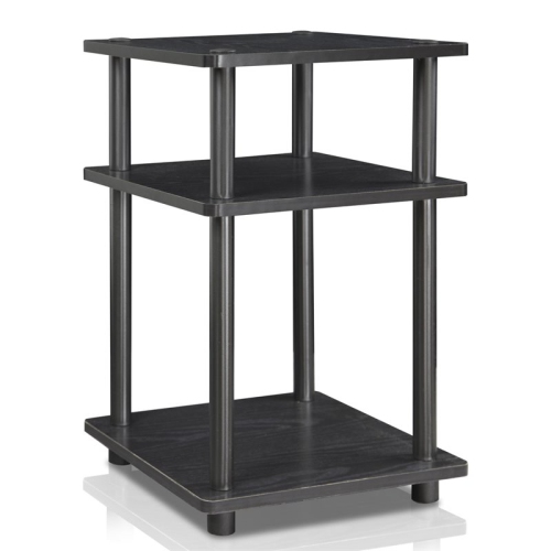 Meuble multifonction contemporain en bois d’ingénierie Turn-N-tube de Furinno - Noir