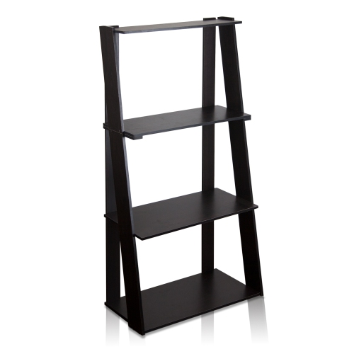 Furinno 11075r4ex Hidup Tropika Tall Ladder Shelf Espresso Best