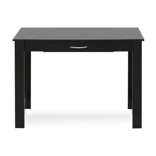 Furinno JAYA Contemporary Engineered Wood Writing Desk with Drawer in Black