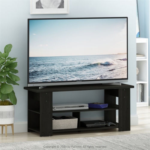 Furinno JAYA Engineered Wood TV Stand for TV up to 55" in Espresso