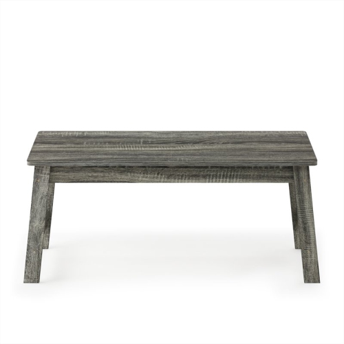 Furinno Contemporary Engineered Wood Beginning Coffee Table in French Oak Gray