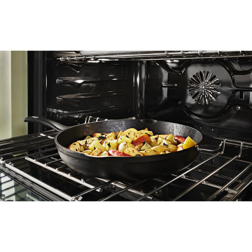 KitchenAid 30" 4.1 Cu. Ft. True Convection Freestanding Gas Range (KFGC500JSS) - Stainless Steel