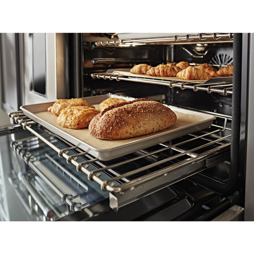 KitchenAid 48" 6.3 Cu. Ft. Double Oven 6-Burner Freestanding Gas Range (KFGC558JSC) - Orange