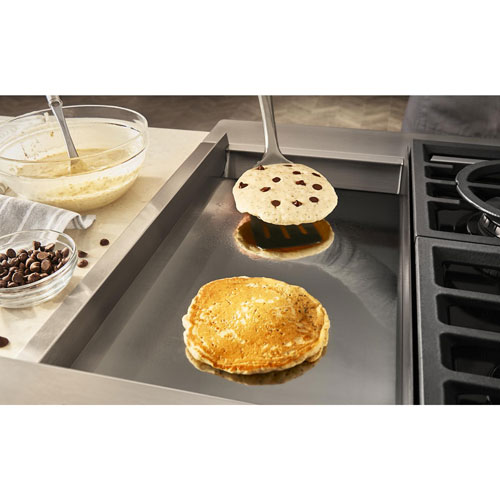 KitchenAid 48" 6.3 Cu. Ft. Double Oven 6-Burner Freestanding Gas Range (KFGC558JSC) - Orange