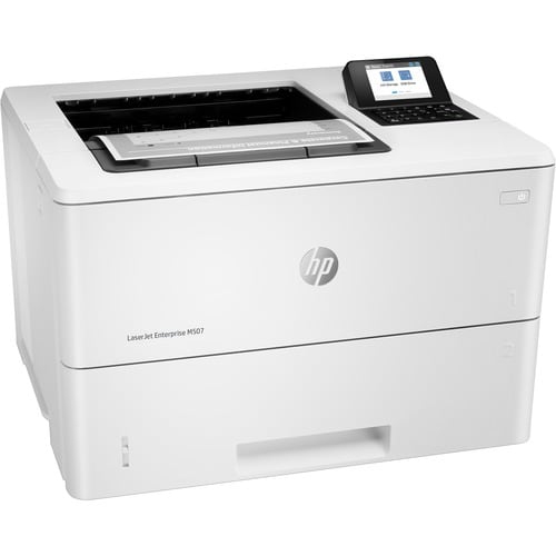 HP LaserJet M507 Monochrome Desktop Laser Printer - White -