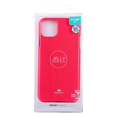 Iphone 11 Pro Max Goospery Jelly TPU Case, Hot Pink