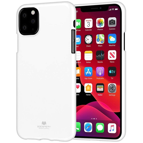 Coque Iphone 11 Pro Max Goospery Jelly TPU, Blanc