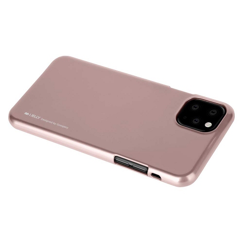 Iphone 11 Pro Max Goospery iJelly Metal TPU Case, Rose Gold
