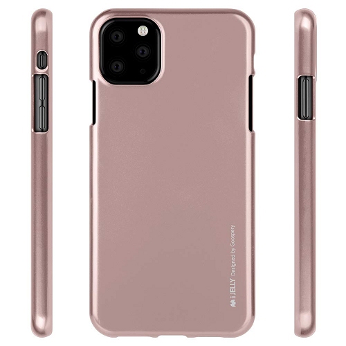 Iphone 11 Pro Max Goospery iJelly Metal TPU Case, Rose Gold