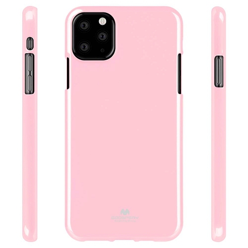 TopSave Iphone 11 Pro Max Goospery Jelly TPU Case, Baby Pink