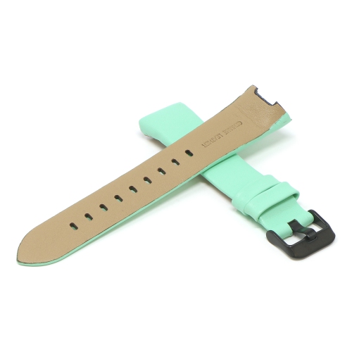 StrapsCo Smooth Leather Watch Band Strap for Fitbit Charge 3 - Mint