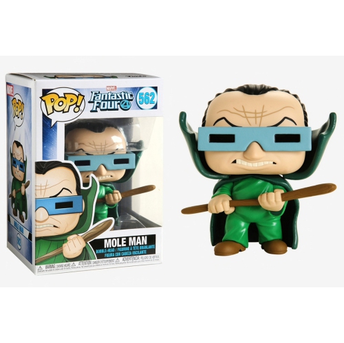 FUNKO  Pop Marvel 3.75 Inch Action Figure Fantastic Four - Mole Man #562