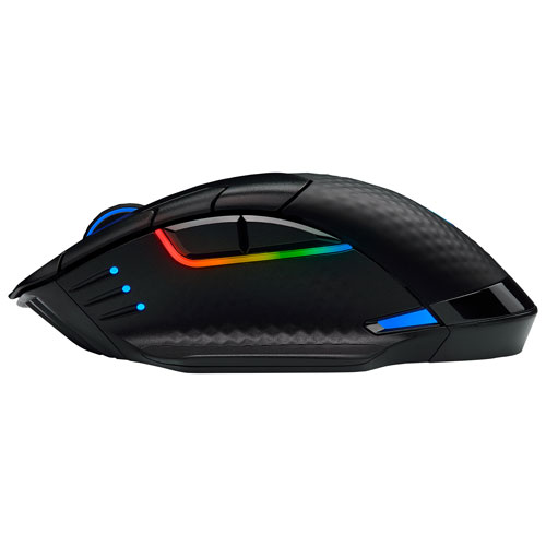 Souris de jeu optique sans fil de 18 000 ppp Dark Core RGB Pro de Corsair - Noir