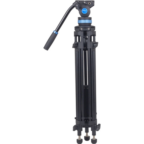 Sirui SH15 Aluminium 3 section Video Tripod with Head