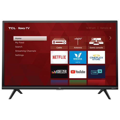 Téléviseur intelligent Roku ACL DEL HD 1080p de 32 po 3Series de TCL
