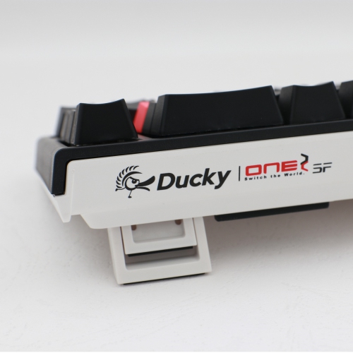Ducky ONE 2 RGB Mechanical Keyboard, Cherry MX Silver, Anti-Ghosting 4-layer PCB, PBT Double shot keycaps, Detachable USB Type-CSF Layout, Black