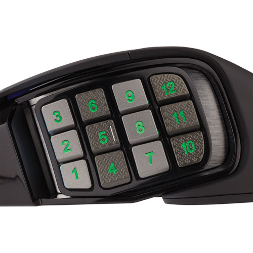 Corsair Scimitar RGB Elite 18000 DPI Optical Gaming Mouse - Black