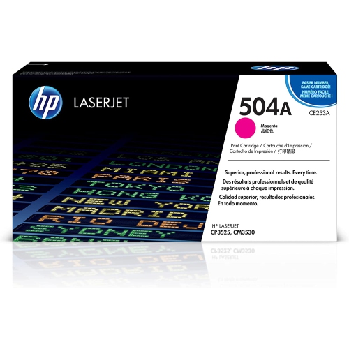 HP  504A (Ce253A) Original Laserjet Toner Cartridge In Magenta OEM cartridges are the only way to go