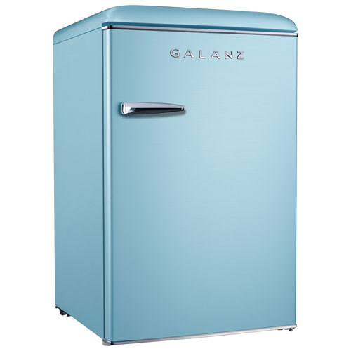 Galanz 4.4 Cu. Ft. Freestanding Retro Bar Fridge (GLR44BEER) - Blue - Only at Best Buy